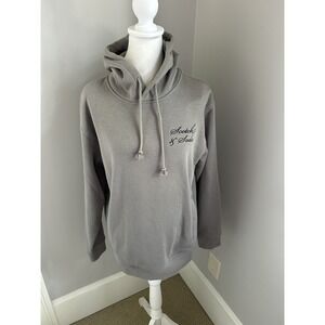 Scotch‎ & Soda New Hoodie Mens Small  Gray Sweatshirt Cotton Blend Pullover